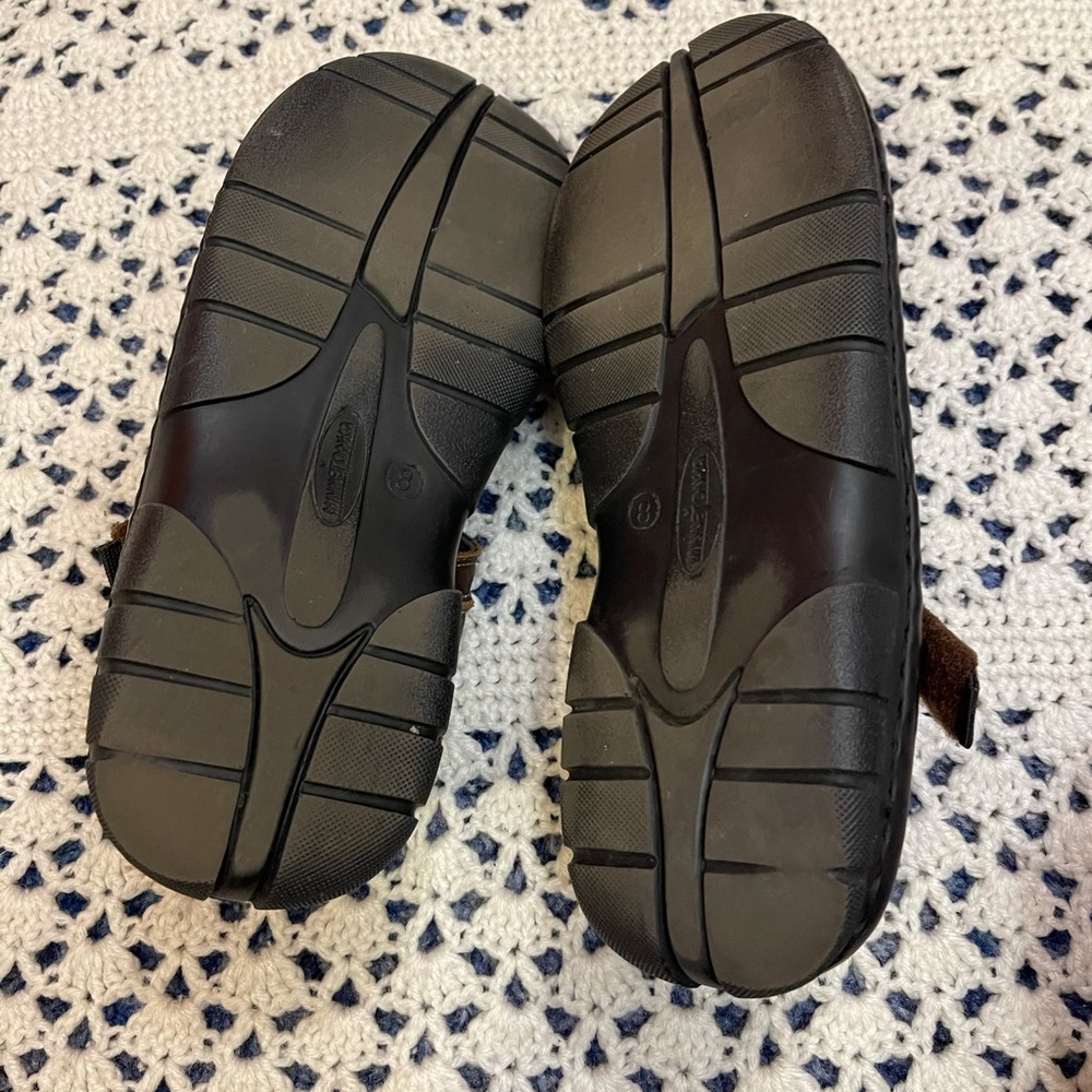 Minnetonka Moccasins men’s brown leather sandals - Picture 3 of 7